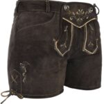 Anna Brown Shorts Lederhosen