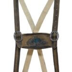 Beige Cowhide Suspenders