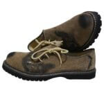 Brown Lederhosen Embroidery Shoes