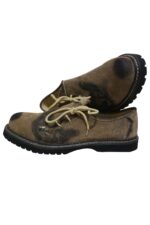 Brown Lederhosen Embroidery Shoes