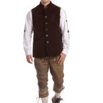 Alec Brown Wool Trachten Waistcoat