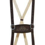 Handmade Brown Lederhosen Suspenders