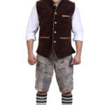 Men's German Brown Waistcoat