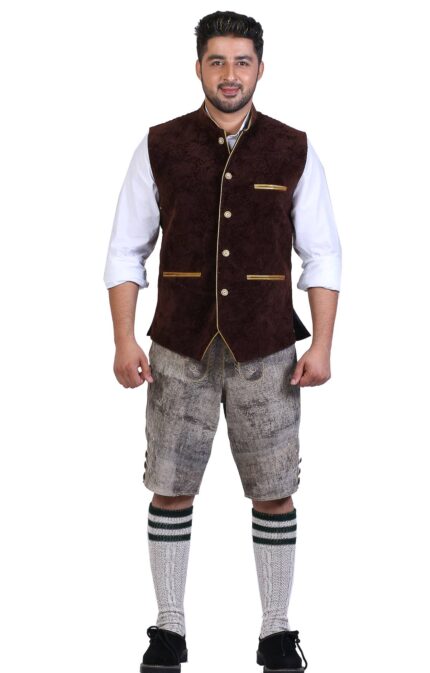 Men's German Brown Waistcoat