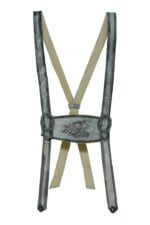 Classic Shaded Grey Bavarian Suspenders