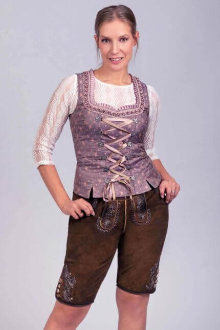 Trachtenhose Damen Kurz Lederhosen