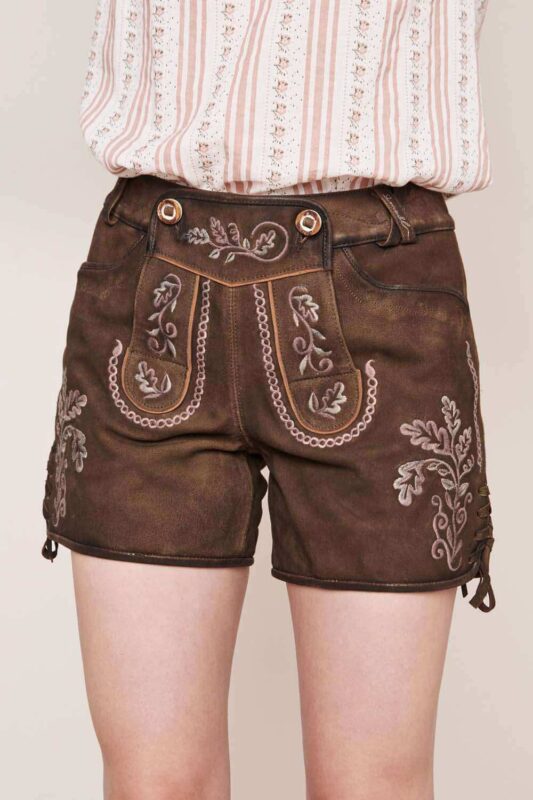 Traditional Women Suede Lederhosen