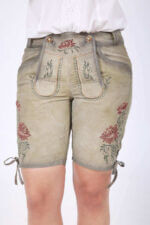 Traditional leather Beige Lederhosen