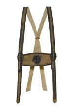 Greenish Brown Bavarian Lederhosen Suspenders