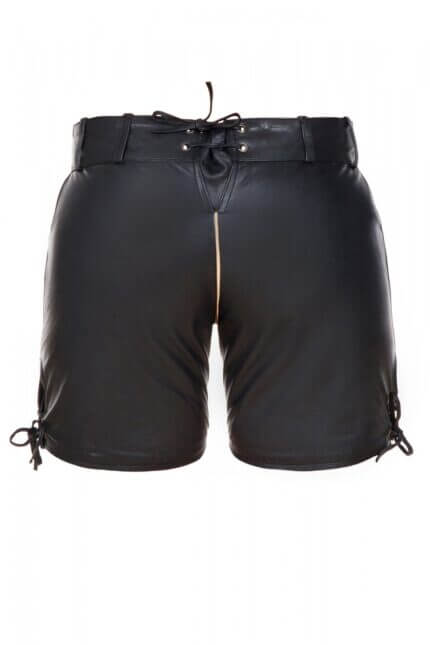 Women Deer Embroidery Black Lederhosen