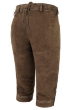 Women's Brown Knee Length Lederhosen
