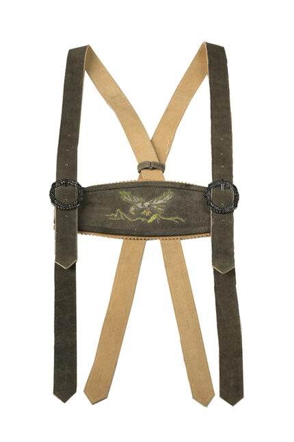 Forest Green Bavarian Suspenders