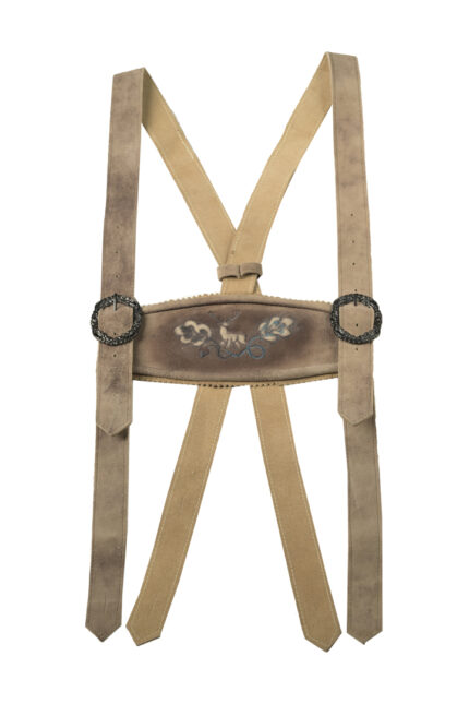 Brown Flare Oktoberfest Suspenders