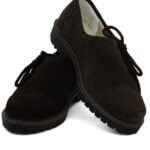 Mens Darkish Brown Lederhosen Shoes