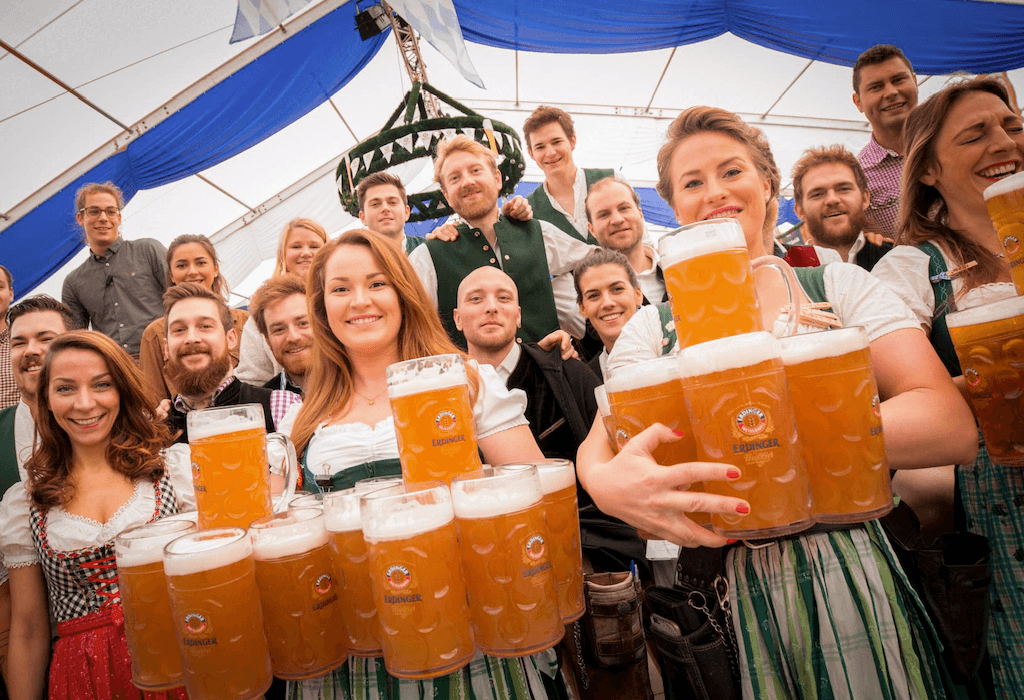 Famous Beer Halls Where German Beer Girls Shine