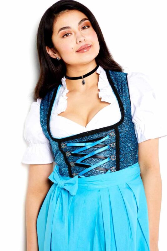 Vintage Blue Trachten Dirndl