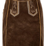 Bavarian Women's Genuine Leather Skirt