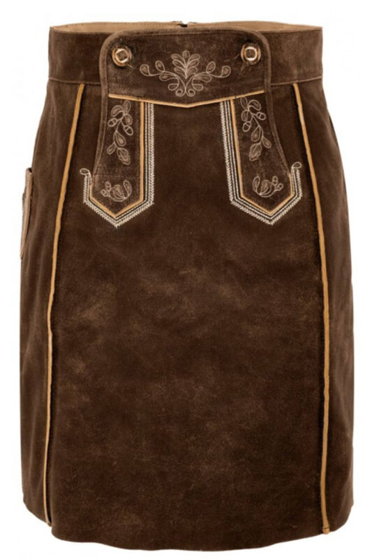 Bavarian Women's Genuine Leather Skirt