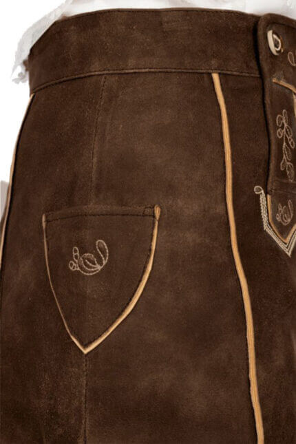 Bavarian Women's Genuine Leather Skirt