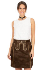 Bavarian Women's Genuine Leather Skirt