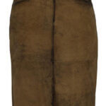 Vintage Goat Leather Ladies Skirt