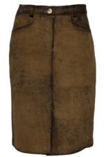 Vintage Goat Leather Ladies Skirt