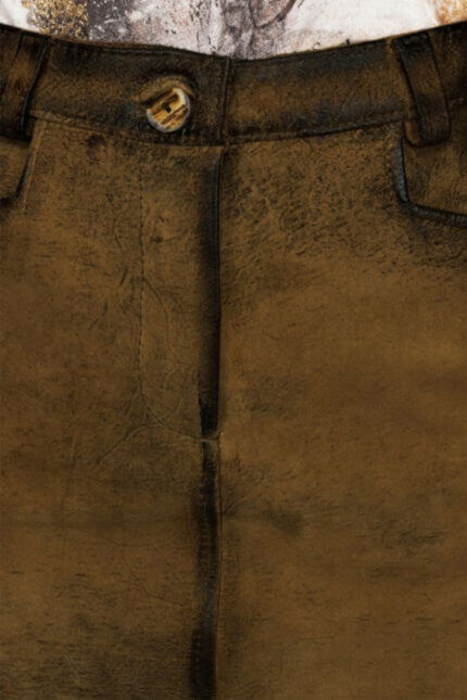 Vintage Goat Leather Ladies Skirt