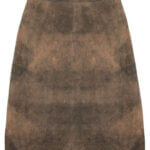 Women's Trachten Leather Skirt