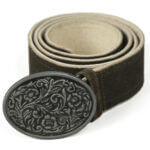 Antique Buckle Bavarian Lederhosen Belt
