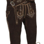 Bavarian Alpen Lederhosen Kniebund