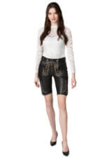 Bavarian Black Lederhosen Women