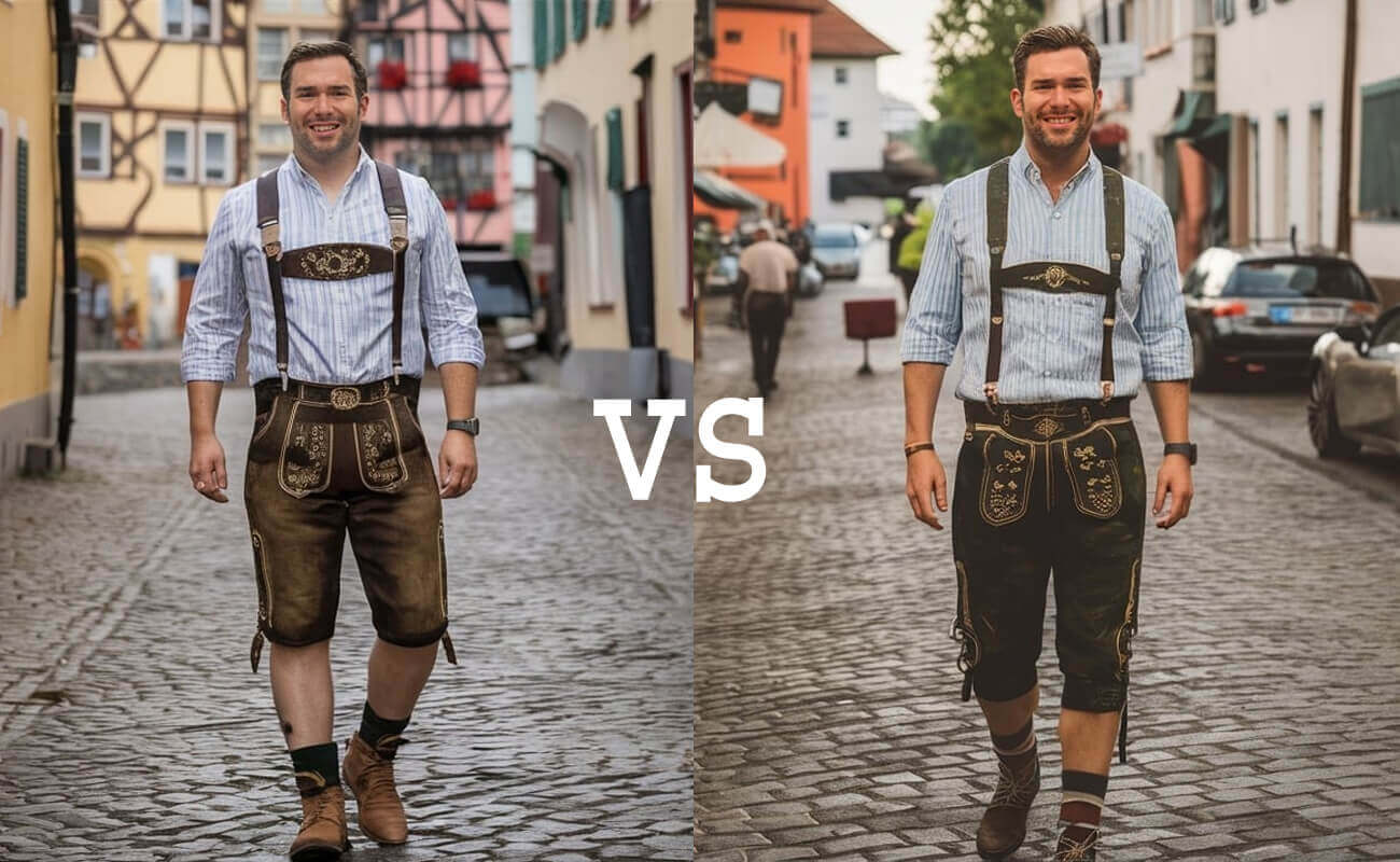 Difference Between Lederhosen & Bundhosen
