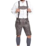 Male Authentic Black Lederhosen-Christoph Lederhosen