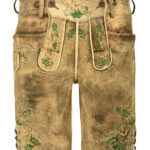Men's Brown Suede Lederhosen Shorts