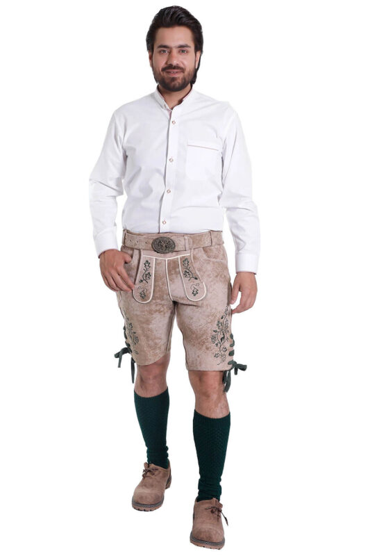 Men's Hirsch Rustic Lederhosen