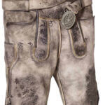Sepp Grey Lederhosen For Men