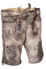 Sepp Grey Lederhosen For Men