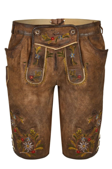 Vintage Women Suede Lederhosen
