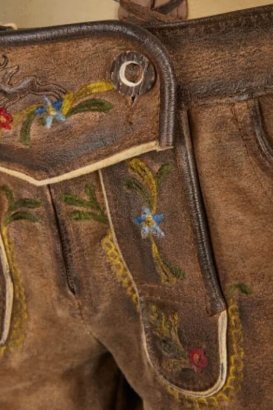 Vintage Women Suede Lederhosen