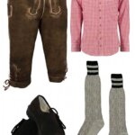 Baxxter german Oktoberfest Bundhosen Outfit Set
