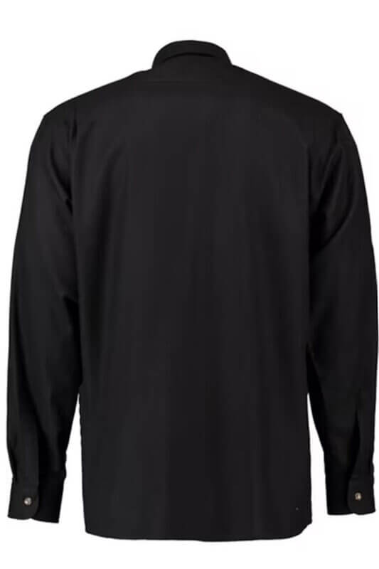 Black Men's Lederhosen Shirt