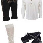 Florian German Traditional Bundhosen Outfit Set