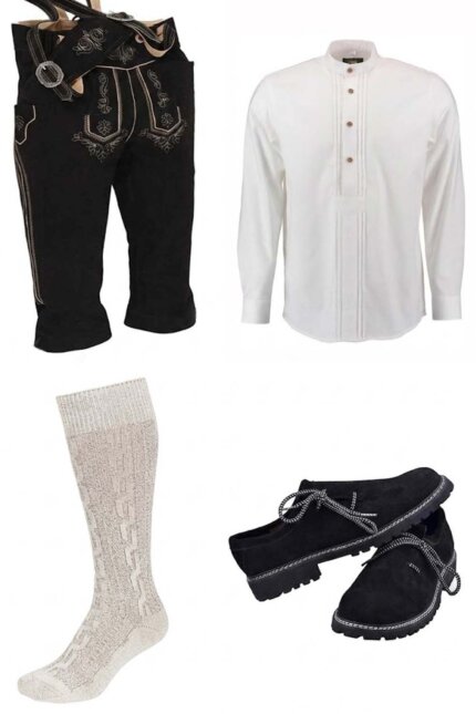 Florian German Traditional Bundhosen Outfit Set