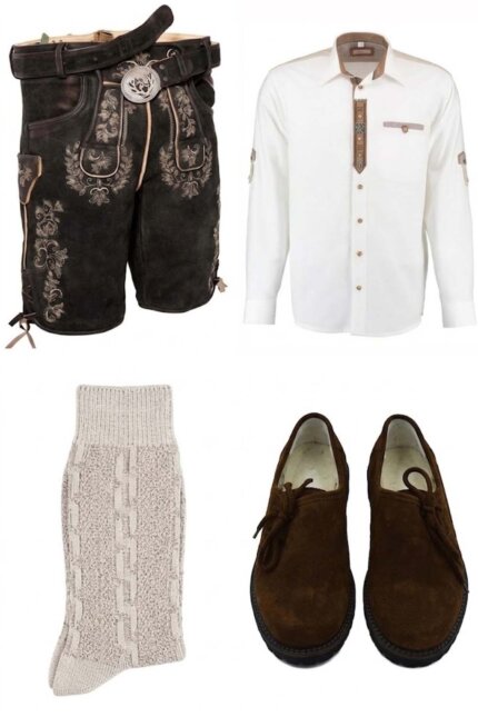 Hallstättersee Bavarian Lederhosen Outfit Set