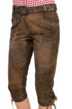 Knee Length Ladies Lederhosen