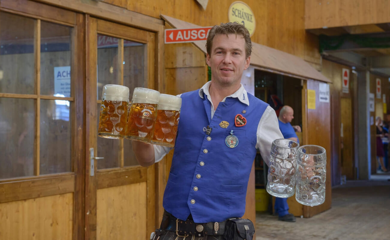 The Role of a Waiter at Oktoberfest