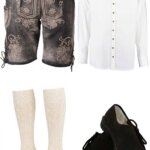 Fleesensee German Lederhosen Outfit Set