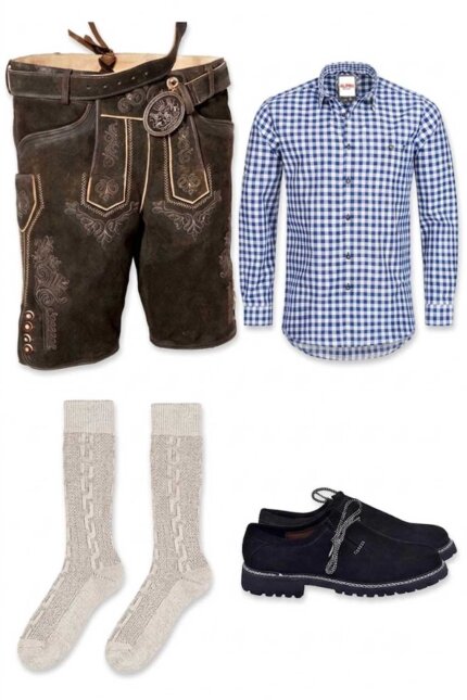 Schweigerts Bavarian Lederhosen Outfit Set
