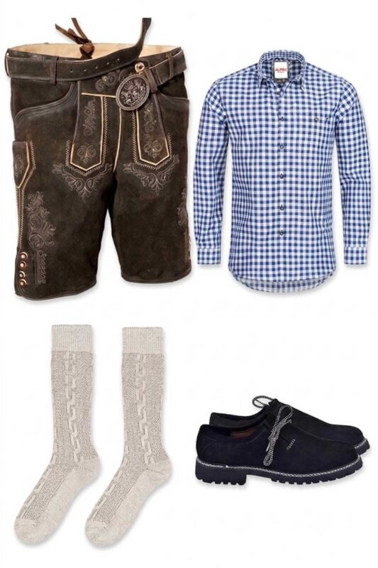 Schweigerts Bavarian Lederhosen Outfit Set