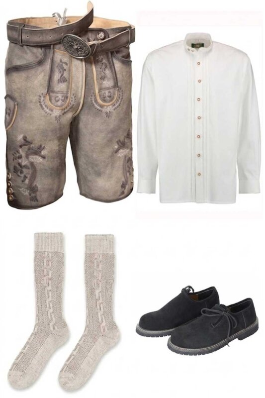 Yank Bavarian Traditional Lederhosen Outfit Set